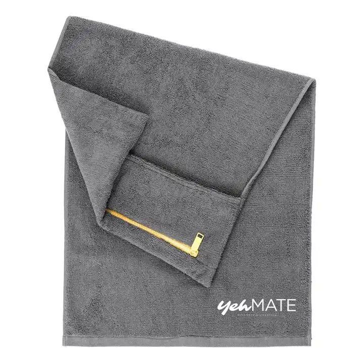 yehMATE Gym Towel grey